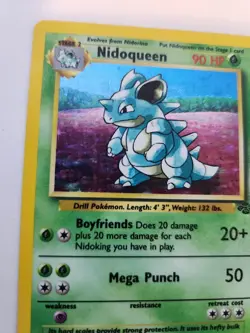 Nidoqueen Jungle Set Holo Base Pokemon Card WOTC - Image 3