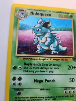 Nidoqueen Jungle Set Holo Base Pokemon Card WOTC - Image 4