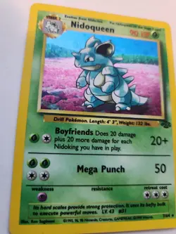 Nidoqueen Jungle Set Holo Base Pokemon Card WOTC - Image 5