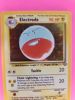 Electrode Jungle Holo Pokemon Card Base WOTC NM - Image 3