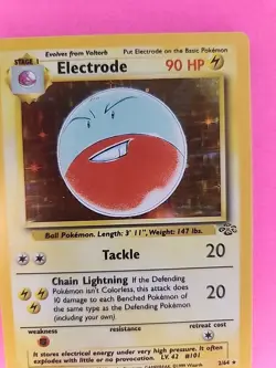 Electrode Jungle Holo Pokemon Card Base WOTC NM - Image 4