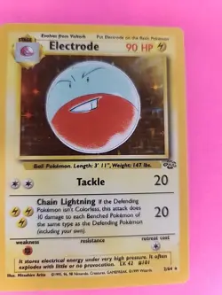 Electrode Jungle Holo Pokemon Card Base WOTC NM - Image 5