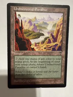 MTG: Undiscovered Paradise Card Regular Visions Magic the Gathering - Image 1
