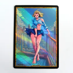 CAMMY WHITE Waifu Anime Card LIMITED 1/1 Custom TCG Holo T12048 - Image 1