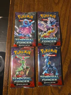 Pokemon Temporal Forces Trading Cards Booster Packs 10 Cards Each - Image 1