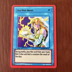 Ward Trading Card Game TCG 1st Edition Generation 2 - Cure Minor Wounds 121/150 - Image 1