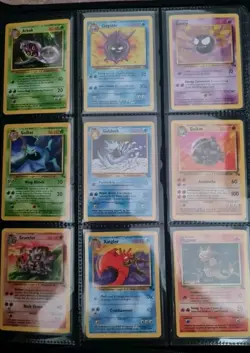 Pokemon Bundle Joblot 32x Cards Complete Com/Uncom Fossi1 32/62 Set WOTC NM/EX - Image 2