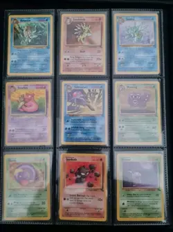Pokemon Bundle Joblot 32x Cards Complete Com/Uncom Fossi1 32/62 Set WOTC NM/EX - Image 3