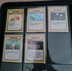 Pokemon Bundle Joblot 32x Cards Complete Com/Uncom Fossi1 32/62 Set WOTC NM/EX - Image 5