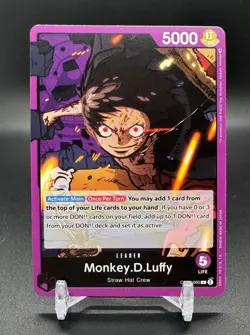 Monkey.D.Luffy OP05-060 Leader NM English - One Piece Card Game - Image 1
