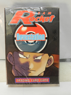 VTG 2000 Pokemon Trading Cards Team Rocket Devastation Theme Deck Sealed X66JJ - Image 1