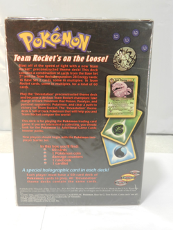 VTG 2000 Pokemon Trading Cards Team Rocket Devastation Theme Deck Sealed X66JJ - Image 2