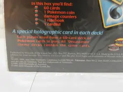 VTG 2000 Pokemon Trading Cards Team Rocket Devastation Theme Deck Sealed X66JJ - Image 4