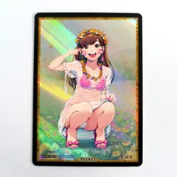D.VA Waifu Anime Card LIMITED 1/1 Custom TCG Holo Goddess Story ACG T12053 - Image 1
