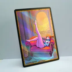 MISTY Waifu Anime Card LIMITED 1/1 Custom TCG Holo Goddess Story ACG T12010 - Image 2