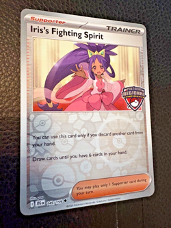 Iris's Fighting Spirit 149/159 Pokemon TCG Stockholm Regional Stamped Promo - Image 3
