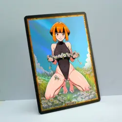 GARDENIA Waifu Anime Card LIMITED 1/1 Custom TCG Holo Goddess Story ACG T12062 - Image 2