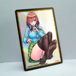 Waifu Anime Card LIMITED 1/1 Custom TCG Holo Goddess Story ACG T12084 - Image 2
