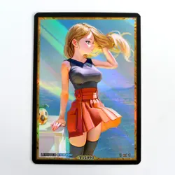 SERENA Waifu Anime Card LIMITED 1/1 Custom TCG Holo Goddess Story ACG T12095 - Image 1