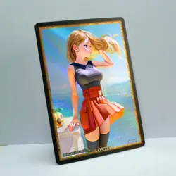 SERENA Waifu Anime Card LIMITED 1/1 Custom TCG Holo Goddess Story ACG T12095 - Image 2