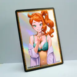 SONIA Waifu Anime Card LIMITED 1/1 Custom TCG Holo Goddess Story ACG T12098 - Image 2