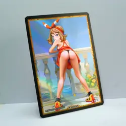 MAY Waifu Anime Card LIMITED 1/1 Custom TCG Holo Goddess Story ACG T12083 - Image 2