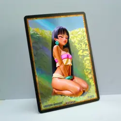 CHEL Waifu Anime Card LIMITED 1/1 Custom TCG Holo Goddess Story ACG T12050 - Image 2
