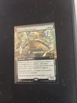 Mtg Blossoming Tortoise Ext Art - Wilds Of Eldraine + Bonus Foils - Image 3