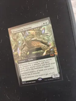 Mtg Blossoming Tortoise Ext Art - Wilds Of Eldraine + Bonus Foils - Image 4