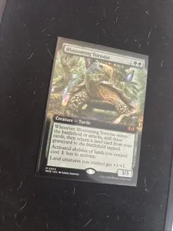 Mtg Blossoming Tortoise Ext Art - Wilds Of Eldraine + Bonus Foils - Image 5