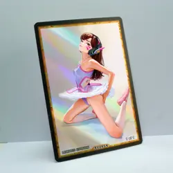 D.VA Waifu Anime Card LIMITED 1/1 Custom TCG Holo Goddess Story ACG T12054 - Image 2