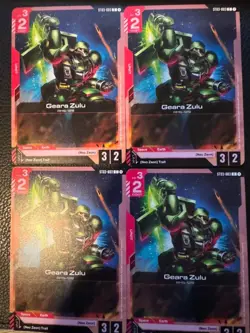 ST03-003 Geara Zulu playset - NM - Gundam TCG Card Game x4 Playset - Image 1