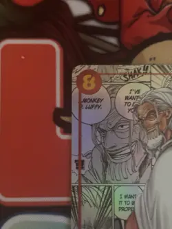 Silvers Rayleigh Parallel Manga Alt Art Op08-118 One Piece English TCG Card - Image 2