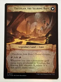 MTG Lost Caverns of Ixalan Brass's Tunnel-Grinder Extended Art Foil 0373 NM Rare - Image 2
