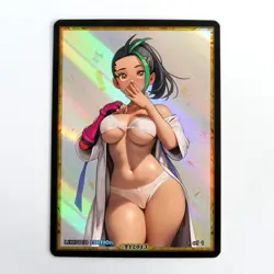 NEMONA Waifu Anime Card LIMITED 1/1 Custom TCG Holo Goddess Story ACG T12013 - Image 1