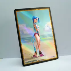 JINX Waifu Anime Card LIMITED 1/1 Custom TCG Holo Goddess Story ACG T12073 - Image 2