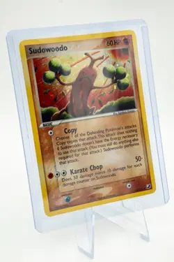 Sudowoodo 15/115 Unseen Forces Holo Light Played Pokemon TCG Card 2005 LP ++ - Image 5
