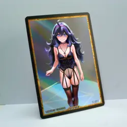 Waifu Anime Card LIMITED 1/1 Custom TCG Holo Goddess Story ACG T11998 - Image 2
