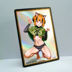 GARDENIA Waifu Anime Card LIMITED 1/1 Custom TCG Holo Goddess Story ACG T12061 - Image 2