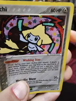 Pokemon TCG 2005 EX Deoxys Jirachi Holo Rare Card 9/107 LP Condition - Image 3