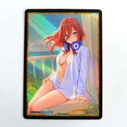 Waifu Anime Card LIMITED 1/1 Custom TCG Holo Goddess Story ACG T12085 - Image 1