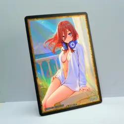 Waifu Anime Card LIMITED 1/1 Custom TCG Holo Goddess Story ACG T12085 - Image 2