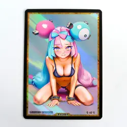 IONO Waifu Anime Card LIMITED 1/1 Custom TCG Holo Goddess Story ACG T12069 - Image 1