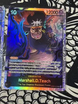 One Piece Card Game Marshall.D.Teach OP09-093 SR English Playset - Image 2