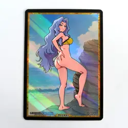 KAREN Waifu Anime Card LIMITED 1/1 Custom TCG Holo Goddess Story ACG T12041 - Image 1