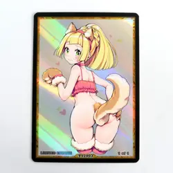 LILLIE Waifu Anime Card LIMITED 1/1 Custom TCG Holo Goddess Story ACG T12003 - Image 1