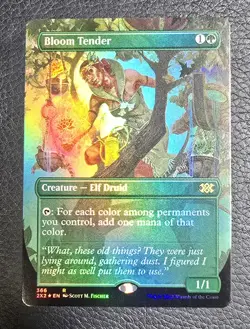 Bloom Tender (Borderless) Double Masters 2022 Foil MTG NM Magic Card - Image 1