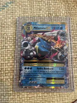 Pokemon TCG Mega-Blastoise-EX Evolutions Holo Full Art Ultra Rare Card 22/108 - Image 1