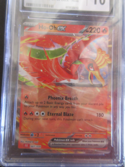 2023 POKEMON #007/034 HO-OH ex CHARIZARD & HO-OH ex DECK-HOLO CGC 10 CARD - Image 2