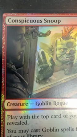 Conspicuous Snoop Core Set 2021 Foil Magic Card - Image 1